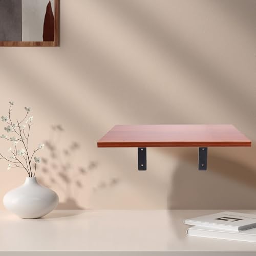 Structure solide pour supports d'étagère murale Hemobllo flottante bois métal