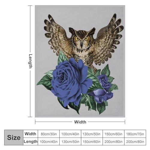 Image gothique effrayante couverture polaire fleur lit canapé plaid - 3
