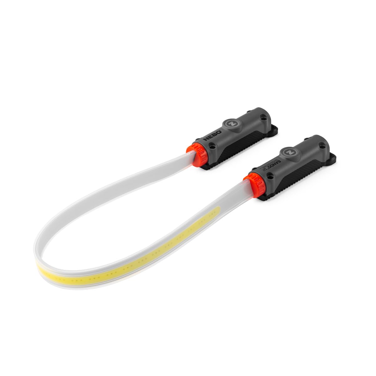 NEBO Bando 1K Rechargeable LED Work Light – 1000 Lumens, Storm Grey, Adjustable Headband, USB-C Charging, Hands-Free Lighting for Work, Camping & Emergencies