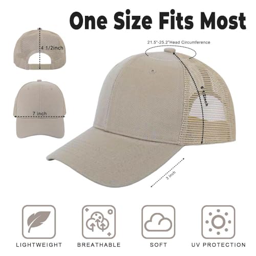 Image of ZH 12 Pack Mesh Trucker Hats, Bulk Baseball Caps for Men and Women, Trucker Cap Wholesale