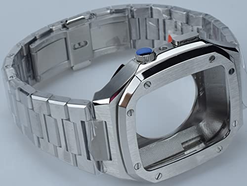 Boîtier modification Apple Watch en acier inoxydable pour look luxe - 7