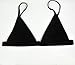 RELTANGL Women's Bikini Halter Top Tie Side Bottom Swimwear Bikini Set,Black, Large