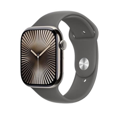 Image of Apple Watch Band - Sport Band (46mm) - Stone Gray - M /L