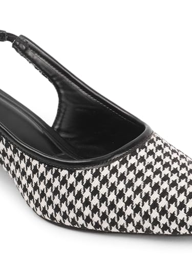 Image of Carlton London Women Comfortable Kitten Heel Pointed Toe Slingback Fashion Shoes for Daily use, Office use, Casual use