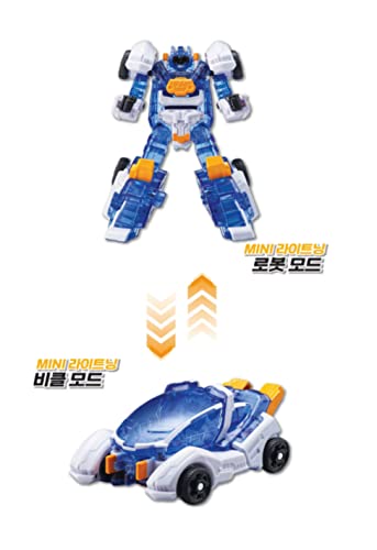 Tobot V Lightning (Mini) / Trasformer Robot From Car Toy/Korean Animation Robot Character/Age Recommended: 36+ Month/Materal: Abs #TOP1