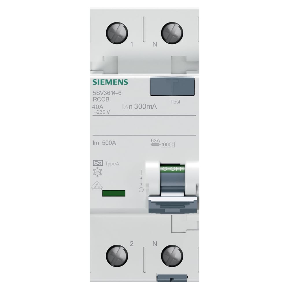 Siemens - Interruptor diferencial 2P Clase A R 300mA 40A