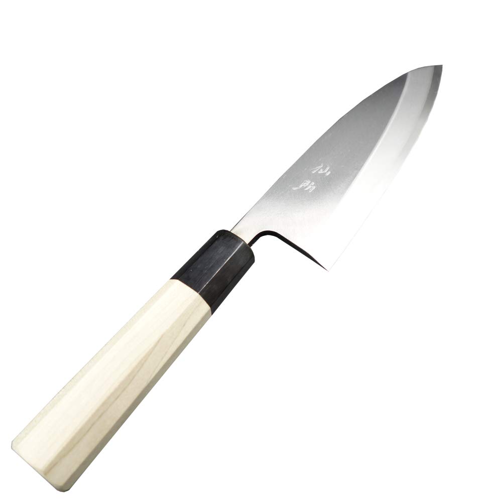 身卸出刃 七寸 青鋼本霞 水牛朴栗柄 | Pay ID 出刃 包丁 150mm
