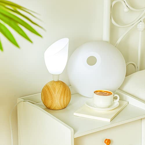 Image of Hortsun Lamp Shades for Floor Lamps 4 Pcs White Replacement Plastic Lampshade 2 Pack 1.65 inch Fitter 10 inch Diameter Bowl Shape 2 Pack 1.97 inch Bottom Size Horseshoe Shape for LED Torchiere Floor Lamps Upright