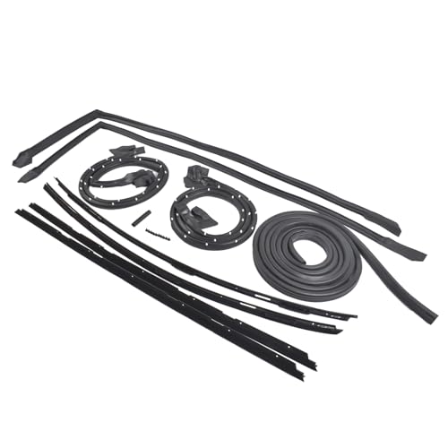 GELUOXI Window Molding Seal Sweep Trunk Seal Weatherstripping Kit Replacement for Chevy Monte Carlo 1983-1988 SS Coupe 2-Door 5.0L V8 128555