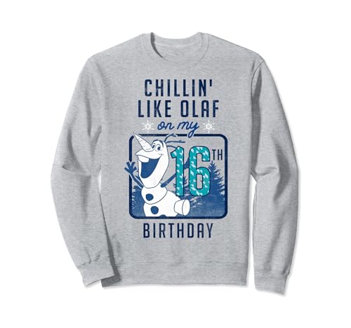 Sweat Frozen Olaf 16th Birthday vêtement anniversaire Disney ado