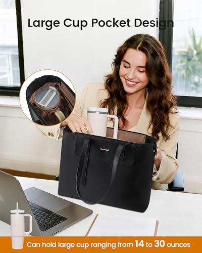 Bolso Tote para Laptop de Mujer 15.6 Pulgadas Resistente al Agua miniatura 2