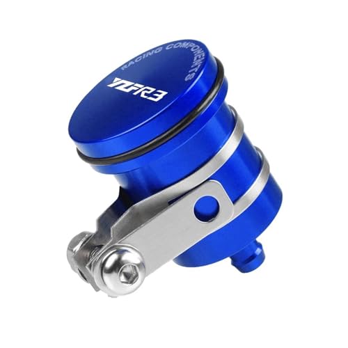 Réservoir liquide frein moto Yamaha YZF R3 cylindre embrayage vase expansion bleu