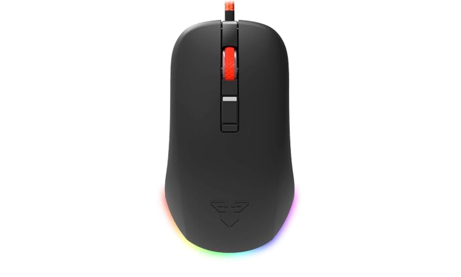 FantechRhasta ll G13 RGB Mouse, Nylon Braided USB Cable with Optical Gaming Sensor, 2400 Dpi, 125Hz Polling Rate, 5 million Lifetime Clicks, Office and Gaming Mouse for PC or Laptop