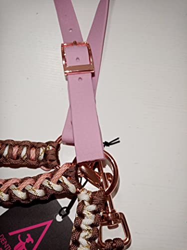 Cabezada Aguzzi para caballo de Biothane Basic y Paracord 550 hecho a mano 3