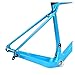 Gravel Bike Full Hidden Cable Frame Disc Brake Road FrameSet 700C*47C Cyclocross Bicycle(C25 Chameleon N13,M T47)