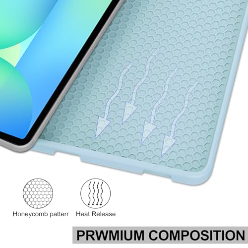 Image of Keyboard Case for Samsung Galaxy Tab S10 FE+ Plus 13.1inch 2025, Magentic Protective Cover with S-Pen Holder, Detachable Wireless Bluetooth Keyboard, Blue