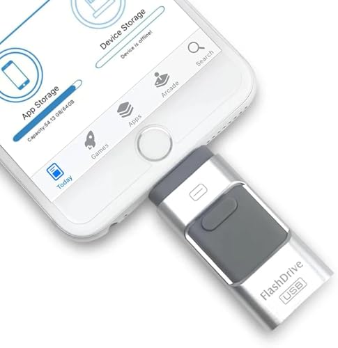 Pen Drive Flash Drive 2TB para iPhone, telefone Android, PC, MAC, iPad Expansão de memória | Pen Dri