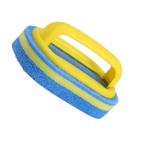 Kustimantu Esponja para Lavar Platos con Mango - Estropajo Limpiador con Mango Ergonómico | Estropajo Doméstico para Fregadero Inodoro Azulejo Bañera Ducha Piscina Y Limpieza del Hogar