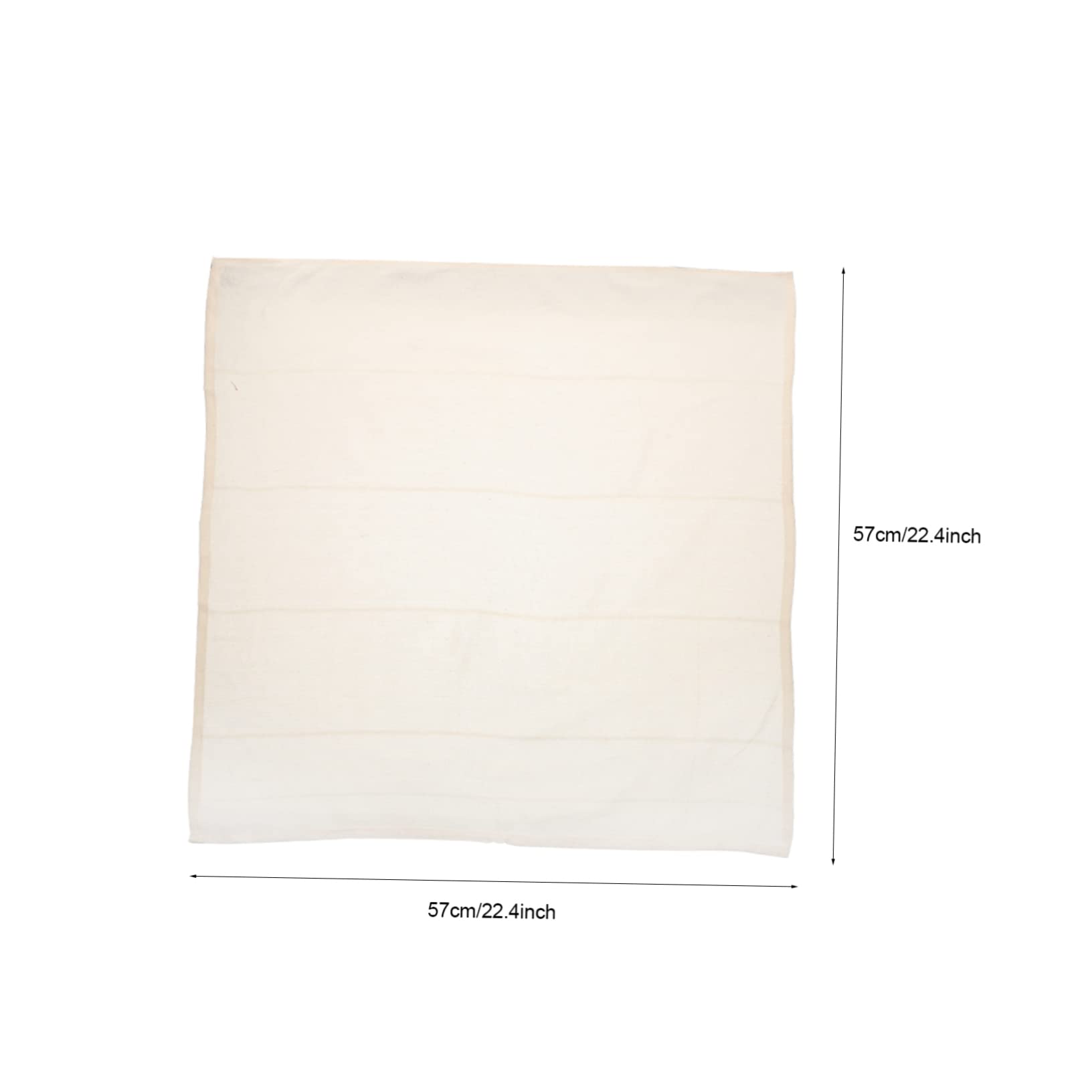 KICHOUSE 4pcs Hemmed Cheesecloth Cotton Fabric for Reusable Straining for Tofu Nut Yogurt and Cooking to Store for Home Use