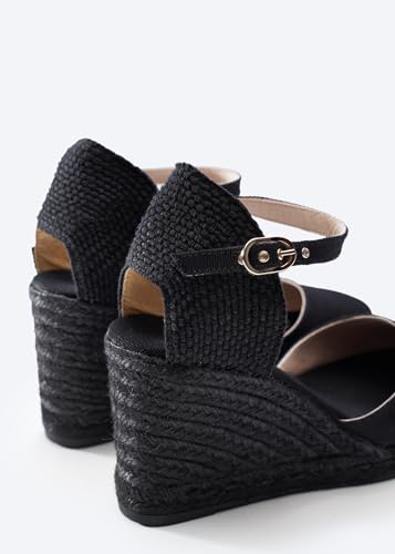 Image of VISCATA Satuna Women's Sandals Espadrille Canvas Buckle Wedges