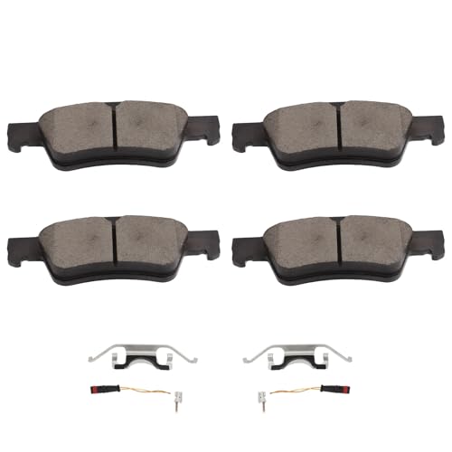 Image of SCITOO D1424-8540 Disc Brake Pads Sets Rear Ceramic Brake Pads w /Hardware | For Mercedes-Benz For CL550,For CL600,For CLS550,For E250,For E350,For E400,For E550,For S550,For S600,For SL550