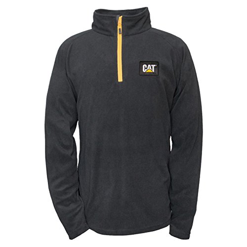 Caterpillar Jersey polar modelo Concord para hombre (XXL/Negro)