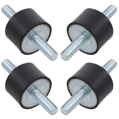 PRETYZOOM 4 Pcs Vv-Type Rubber Vibration Isolator Mounts Shock Absorbers Cylindrical Anti-Vibration Rubber Studs for Air Compressors Industrial Use