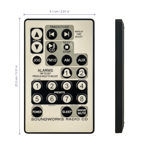 New CD740RC Replace Remote Control Compatible with Cambridge SoundWorks Radio CD 740