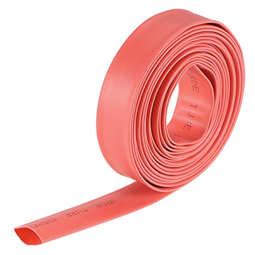 Gaine thermorétractable 10mm isolation électrique durable gaine rouge 2:1 uxcell