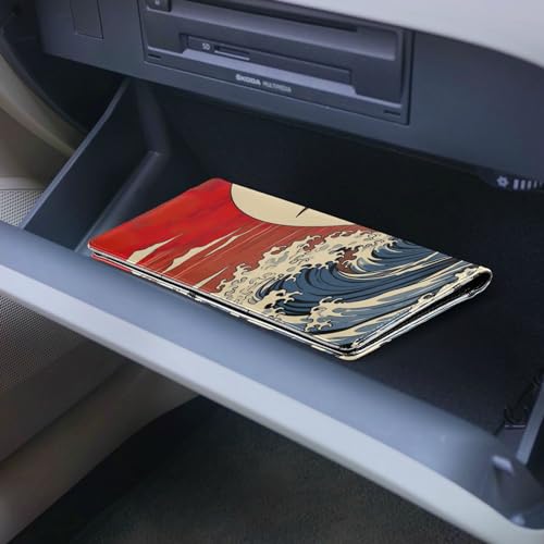 Organizador para auto de cuero PVC miniatura 6