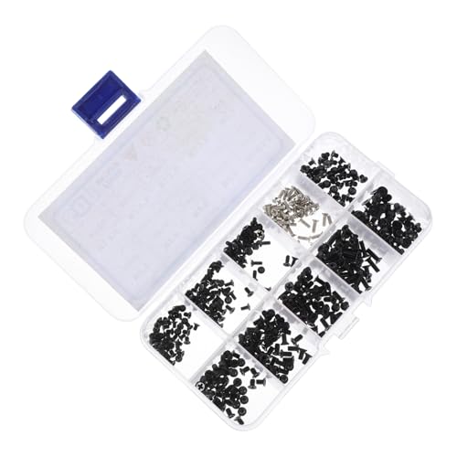 KONTONTY 1Set Laptop Repair Screw Flat Head Countersunk Screws for SSD Hard Drive Power Supply Graphics Card Motherboard and Fan Maintenance