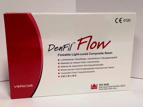 Vericom FR102-A1KIT DenFil Flow Flowable Composite Syringe Kit A1 4/Pk 2 Gm