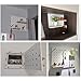 Wood Fuse Box Cover with Shelves Meter Box Decorative Cover, Breaker Box Cover Decorative Wall Decorative Electrical Panel Cover for Home Living Room(White,30 * 40cm/11.8 * 15.7in)