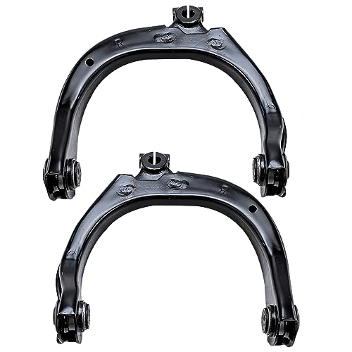 Image of Detroit Axle - 4WD 16pc Front End Kit for 2004-2007 Chevy Trailblazer GMC Envoy Buick Rainier 2005-2009 Saab 9-7X, 2 Upper Control Arms 2 CV Axles 4 Ball Joints 4 Tie Rods 2 Sway Bars 2 Boots