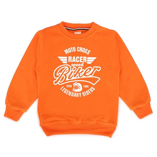 Image of Kids Graphic Print Woolen Sweatshirts with Round Neck and Full Sleeves (SWT-32)
