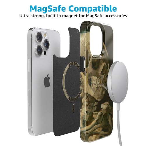 Coque iPhone 15 Pro Max Van Gogh Casely squelette compatible MagSafe