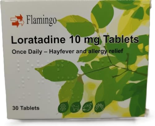 6 Months Supply Loratadine Hayfever & Allergy Relief 10mg Tablets (30x6) GSL