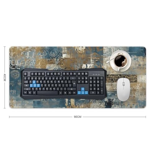 Tapis de souris multi-texture en caoutchouc avec revêtement imprimé doux - 2