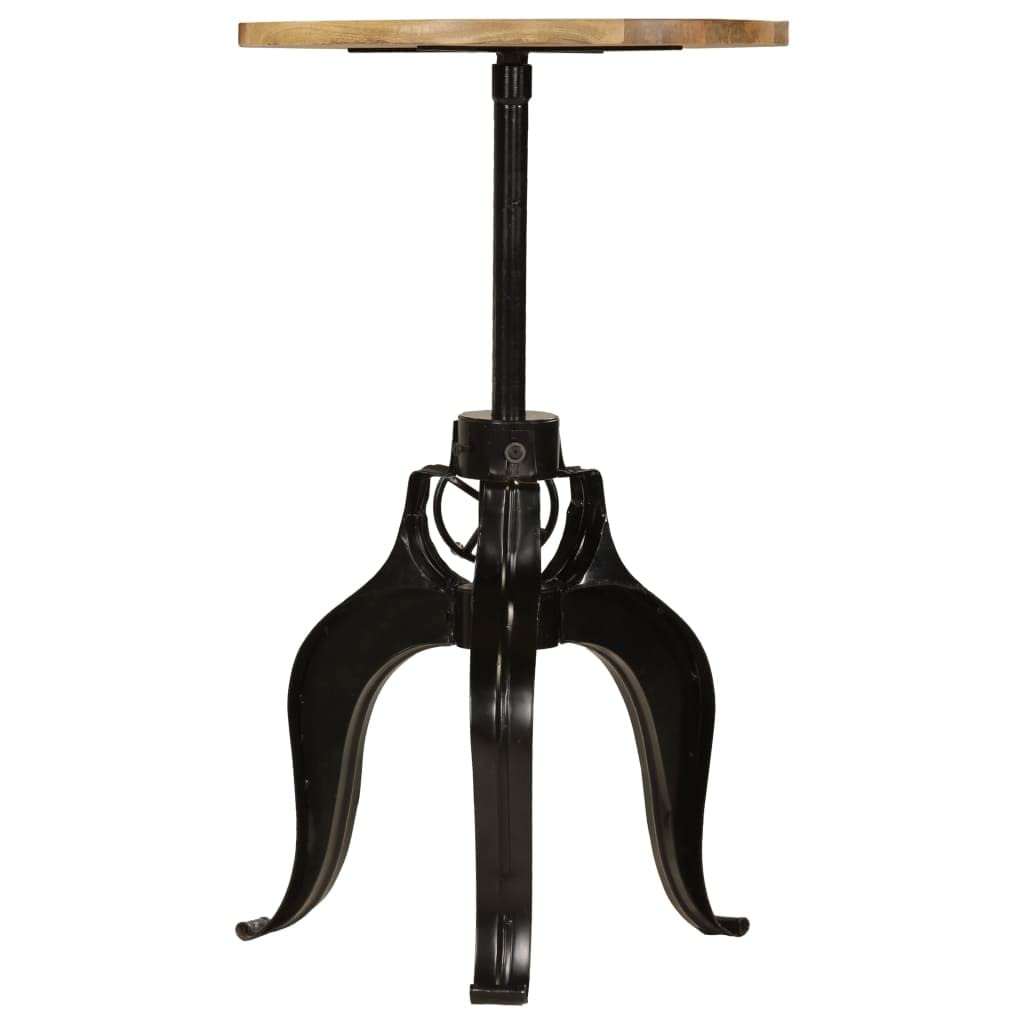 Table de bar en bois de mangue hauteur réglable moderne