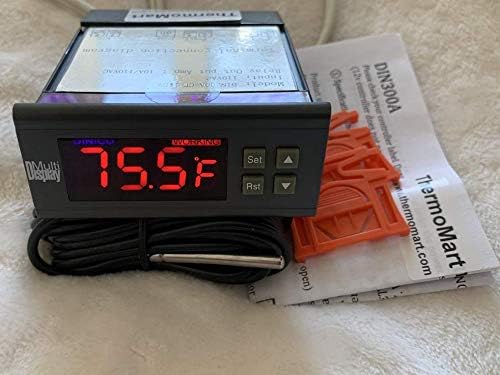 Temperature & Time Controller Thermostat Thermometer 30A fr BBQ Grill Oven Stove Charcoal Burning Pit Smoker Cajun Traeger Wood Pellet 572 °F