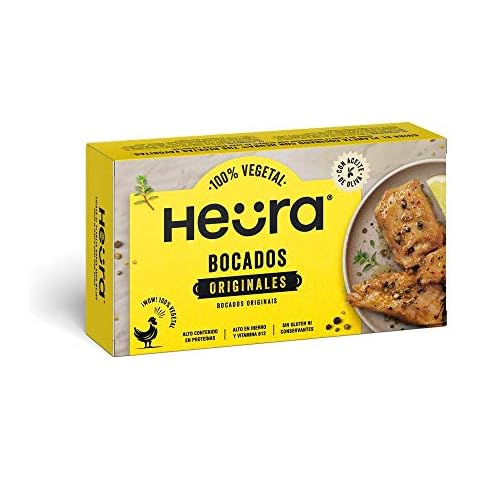 Bocados Originales HEURA 180g | 100% Vegetales | Sin Gluten (Pack de 4) Cover