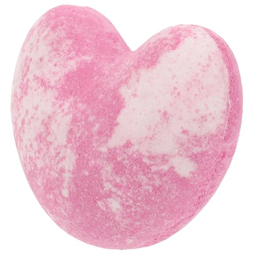 SAFIGLE Bomba de Baño Forma de Corazón 40g Bomba de Ducha Aromaterapia Lavanda Bola de Baño Sal Marina Spa y Relajación Adecuado para Obsequio y Uso en Casa