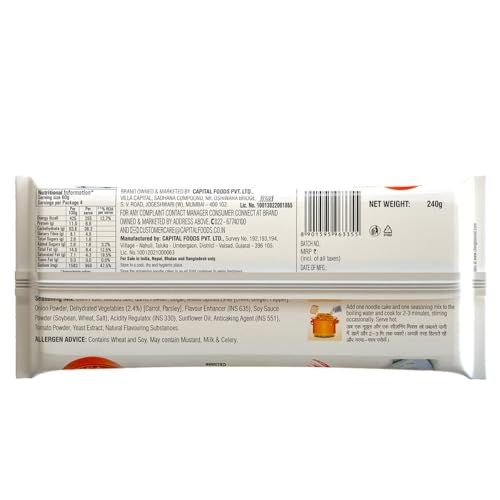 Image of Ching's Secret Schezwan Instant Noodles, Desi Chinese Noodles, Vegetarian, 240g (Pack of 4)
