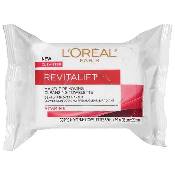 L’Oreal Paris Revitalift Wet Cleansing Towelettes 30 Count (3 Pack) image 4 of 8 B015TJ50FG