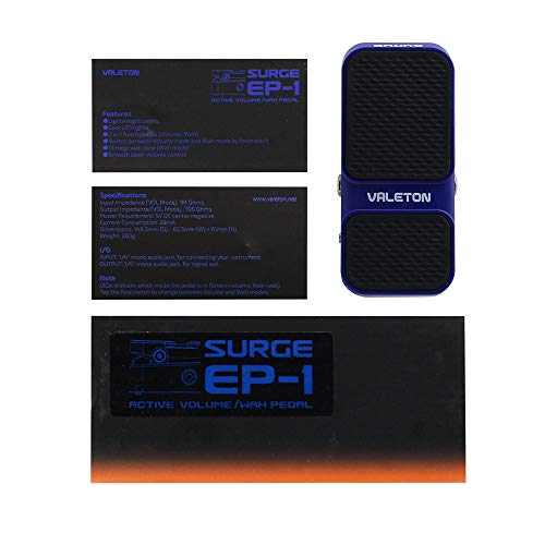 Wah-Wah-Pedal Valeton EP-1 Active Volume und Wah für E-Gitarre
