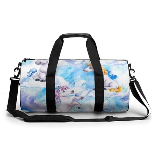 Duffel bag licorne sac de sport gym et randonnée fille