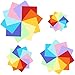 Produktbild 400 Blatt doppelseitiges Origami Papier in 10 lebhaften Farben, 4 Größen Spezifikation(100 Blatt 20x20 cm 100 Blatt 15x15 cm 100 Blatt 10x10 cm 100 Blatt 7,5x7,5 cm)