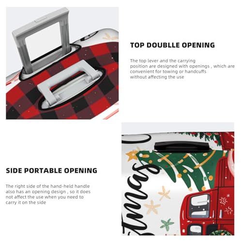 Travel Luggage Cover Merry Christmas Trunk Tree Gift Fashion Washable Baggage Suitcase Protector Fit For Luggage Medium4