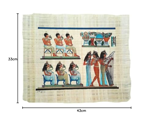 Papyrus original de l'ancienne Égypte Ref.71H-A cadeau idéal histoire - 6