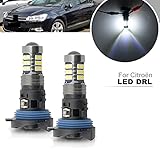 ✅Alto brillo: cada bombilla LED HP24W G4 con lente de proyector para Citroen C5 MK2 DRL luz diurna está equipada con 27 chips LED 3030SMD de alta potencia, con potencia nominal de 21 W (máx.) y 5 W de potencia de trabajo, iluminación extremadamente brillante de 360 grados.